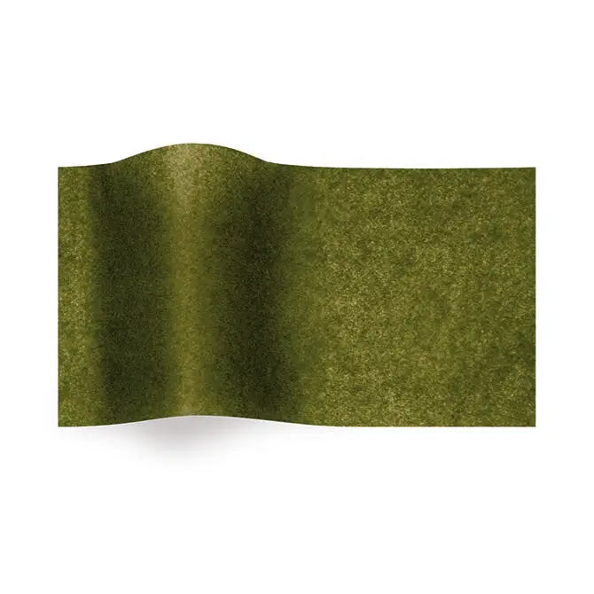 Waxed Tissue Paper | 250/Carton - Olive - TI-WAXOLI