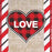 Wired Glittered Linen Valentines Ribbon - Buffalo Plaid