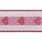 Woven Jacquard Valentines Ribbon - Hearts - Single Roll