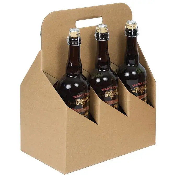 Macpaper.com - 6 bottle Wine Carrier - Open Style - Natural — Mac Paper ...