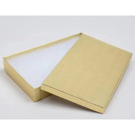 #75 Jewelry Boxes - Gold Linen - Mac Paper Supply