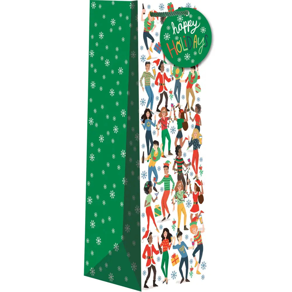 Bottle Tote - Holiday party - 6 Count - XBT567