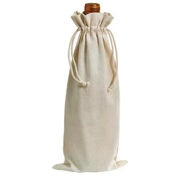 Cotton Drawstring Wine Bags - 25/ctn - Mac Paper Supply