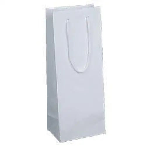 Euro Bags with Paper Handles - 5 x 3-1/2 x 13 (1 bottle) / 