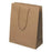 Euro Bags with Paper Handles - 8 x 4 x 10 / Natural Kraft - 