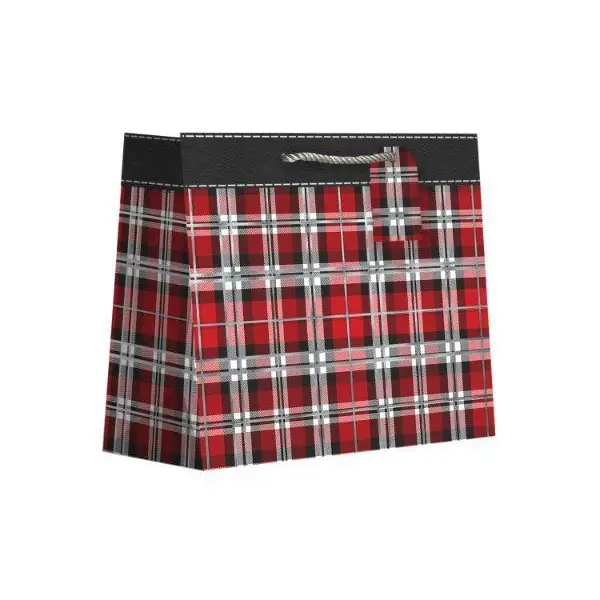 Euro Tote - Large - Authentic Plaid - Mac Paper Supply