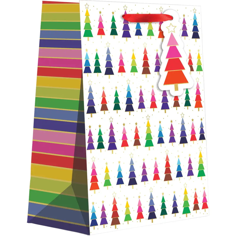 Euro Tote - Large - Rainbow Trees - 6 Count - XLT502