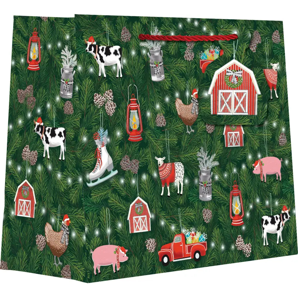Euro Tote - Large Tote - Farm Ornaments - 6 Count - XLT550