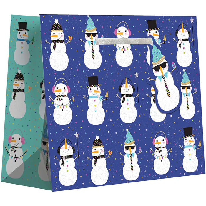 Euro Tote - Large Tote - Snowman Party - 6 Count - XLT608