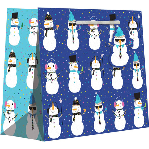 Euro Tote - Medium - Snowman Party - 6 Count - XMT608