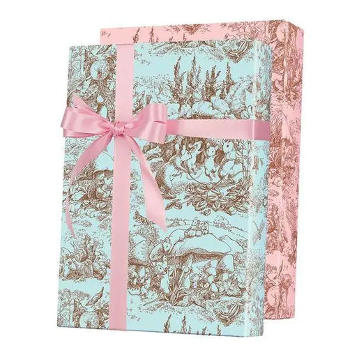 Gift Wrap - Baby Toile Reversible - Mac Paper Supply