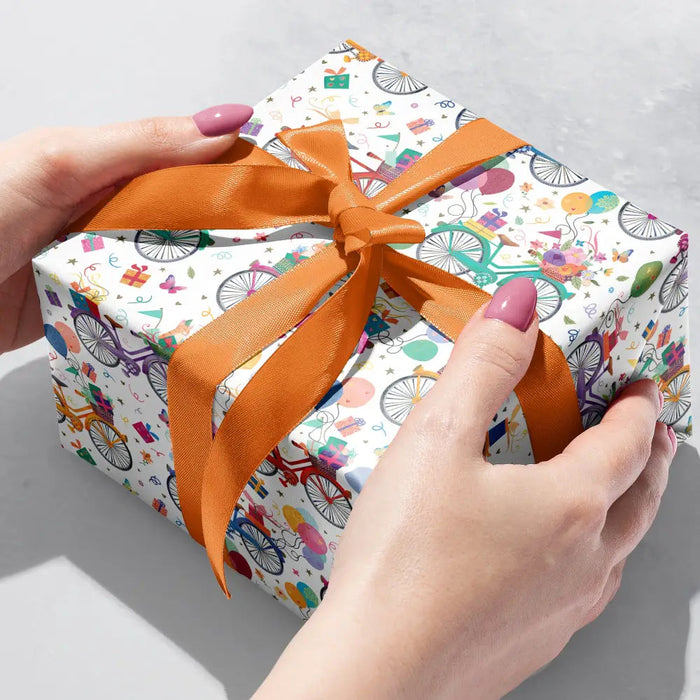 Gift Wrap - Birthday Bicycles - B376.303208JR
