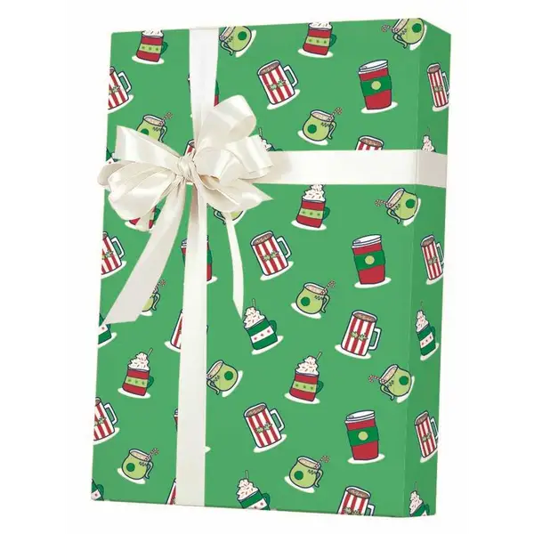 Gift Wrap - Christmas Drinks - Mac Paper Supply