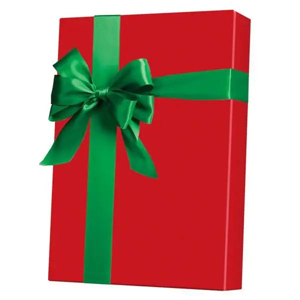 Gift Wrap - Christmas Red - Mac Paper Supply