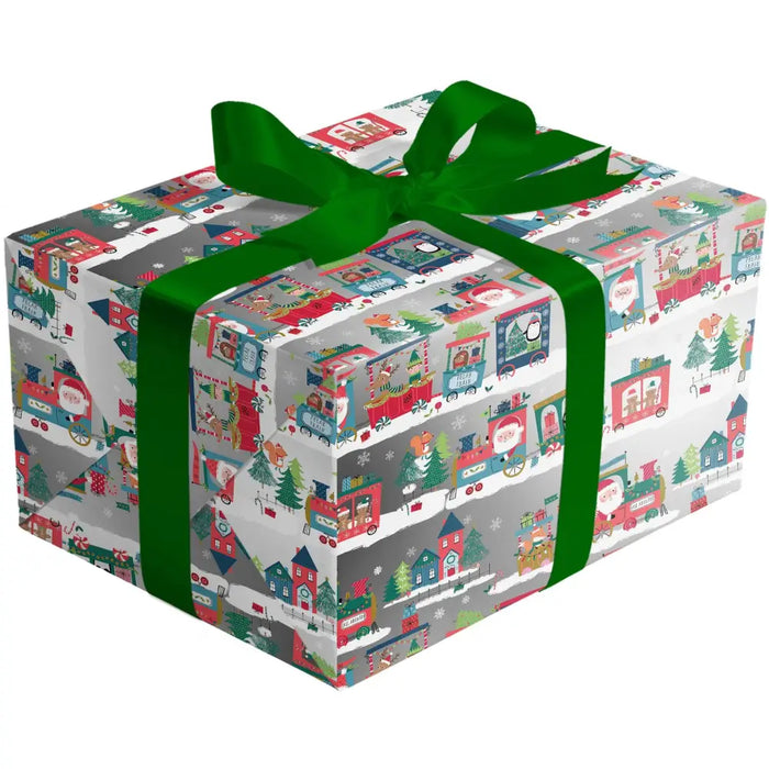 Gift Wrap - Christmas Train (Recycled Fiber) - XB617.24.208