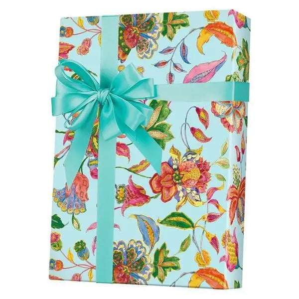 Gift Wrap - Crewel Embroidery - Mac Paper Supply