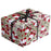Gift Wrap - Dancing Santa Gold (100% Recycled) - Mac Paper Supply