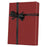 Gift Wrap - Dark Red on Kraft - Mac Paper Supply
