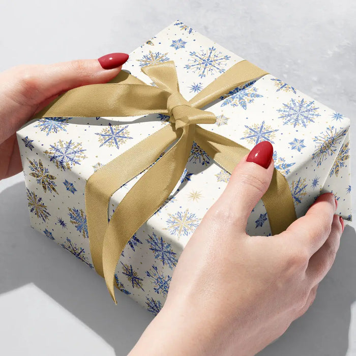 Gift Wrap - Fancy flakes (Recycled Fiber) - QR 24 x 208 ft. 