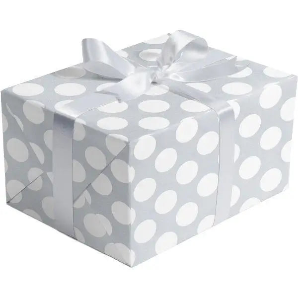 Solid Gift Wrap 30x5' Roll White