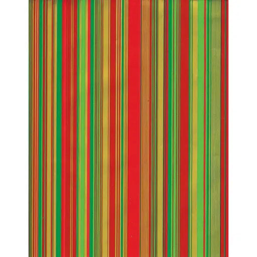 Gift Wrap - GW-7758 Red/Green Sidney - 24 X 417’ - 