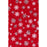 Gift Wrap - GW-9017 Red/White Snowflake (Metallized) - 24 X 