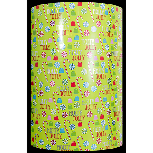 Gift Wrap - GW-9362 Holly Jolly Holiday Candy - 24 X 417’ -