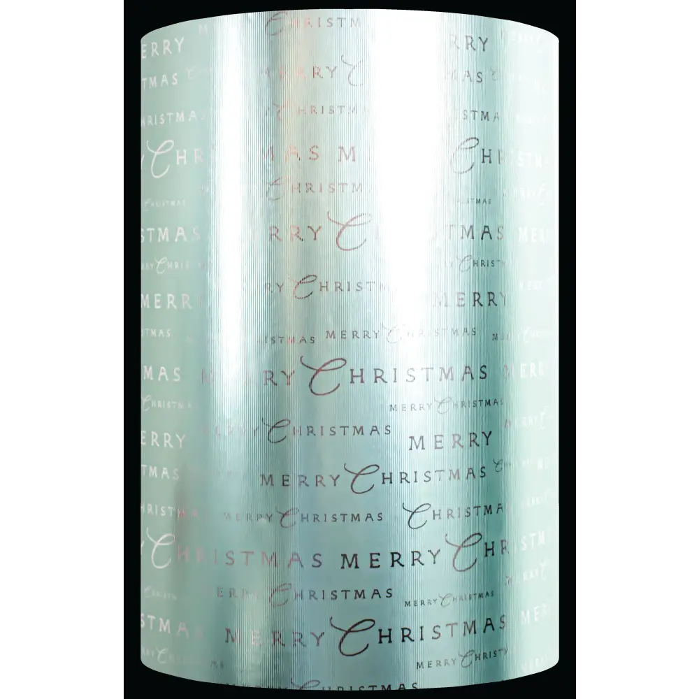 Gift Wrap GW9393 Mint Merry Script — Mac Paper Supply