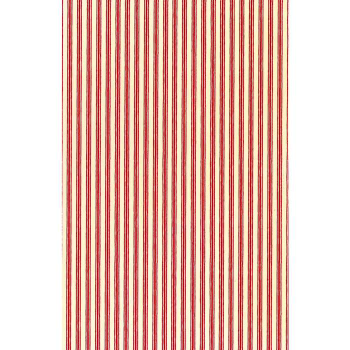 Gift Wrap - GW-9407 Red/Cream Ticking Stripe - 24 X 417’ -