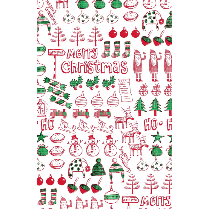 Christmas Jumble Gift Wrapping Paper 24X833