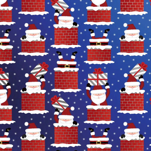 Gift Wrap - Here Comes Santa (Recycled Fiber) - XB532.24.208