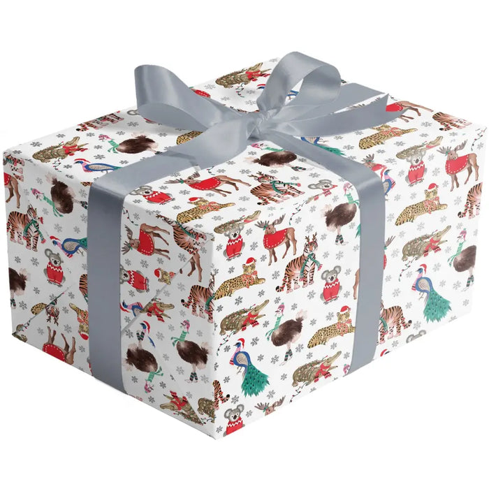 Gift Wrap - Holiday Safari (Recycled Fiber) - XB632.24.208