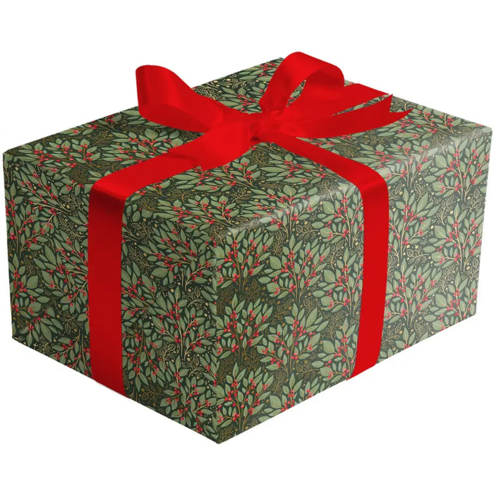 Gift Wrap - Holly Tapestry (Recycled Fiber) - XB634.24.208