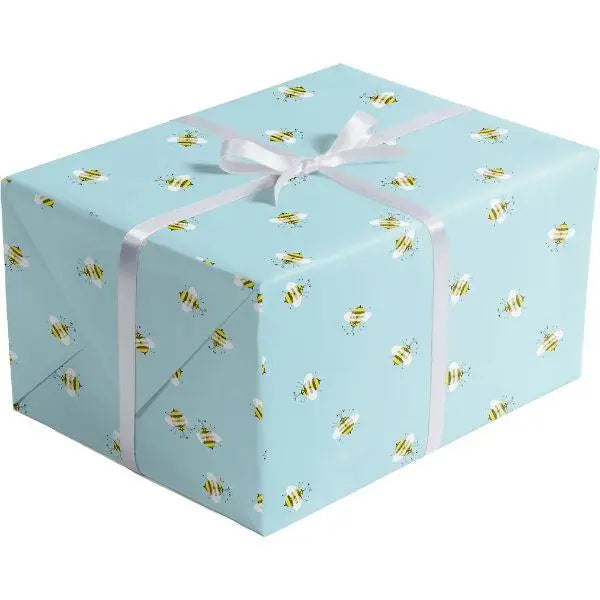 Gift Wrap - Honey Bees (Recycled Fiber) - Mac Paper Supply