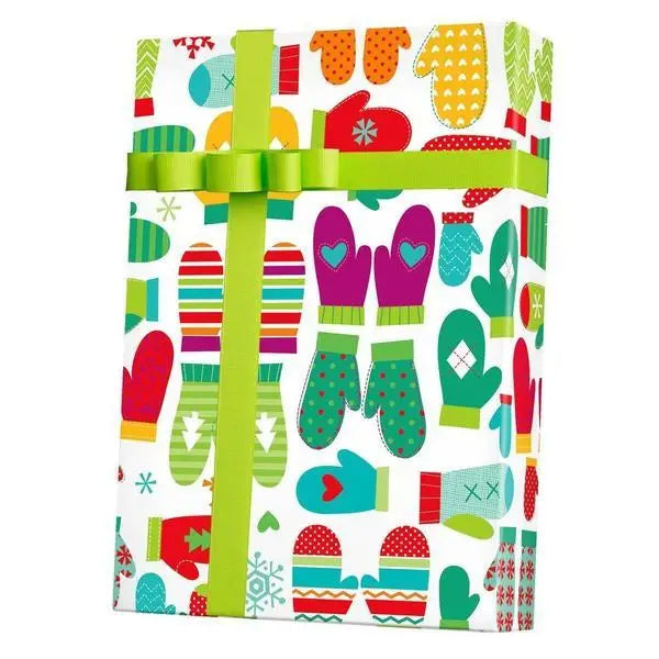 Gift Wrap - Mod Mittens - Mac Paper Supply