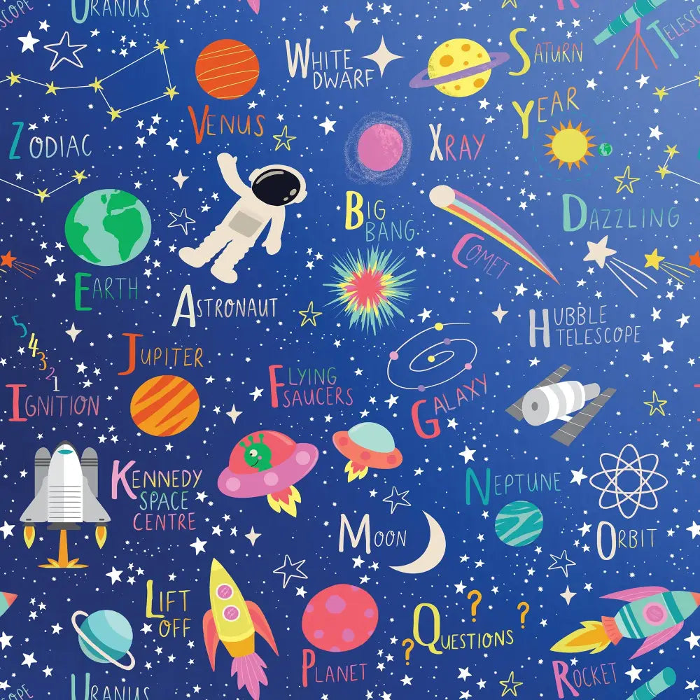 Gift Wrap - Outer Space - QR 24 x 208 ft. - B321.24.208