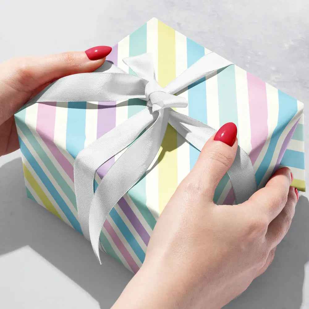 Gift Wrap - Pastel Stripe - QR 24 x 208 ft. - B345.24.208
