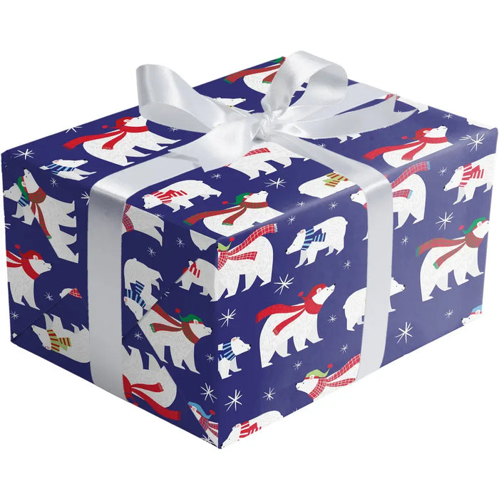 Gift Wrap - Polar Bear (Recycled Fiber) - XB505.24.208