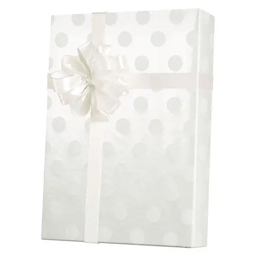 Gift Wrap - Polka Dot Pearl - Mac Paper Supply