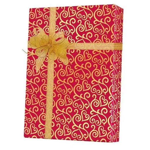 Gift Wrap - Scrolled Hearts - Mac Paper Supply