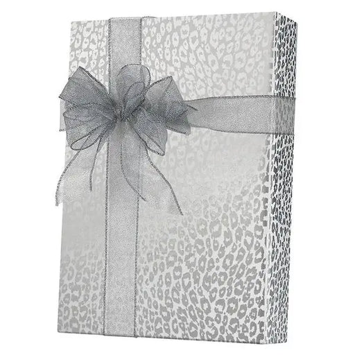 Gift Wrap - Silver Chetah - Mac Paper Supply