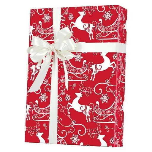 Gift Wrap - Sleigh Ride - Mac Paper Supply