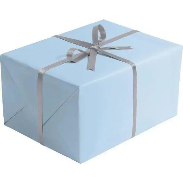 Gift Wrap - Solids - Pastel Blue Matte (Recycled Fiber) - Mac Paper Supply