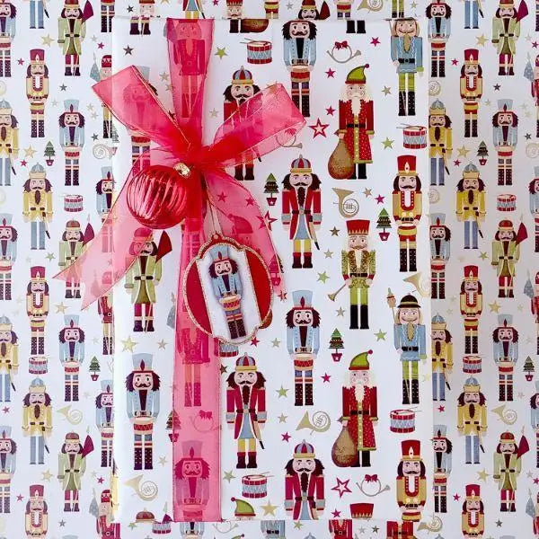 Gift Wrap - Traditional Nutcracker (100% Recycled) - Mac Paper Supply