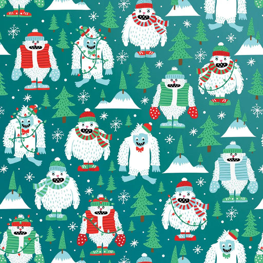 Gift Wrap - Yeti for the Holidays (Recycled Fiber) - 