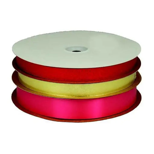 Glitter Flora Satin Embossed Poly Ribbon - Mac Paper Supply