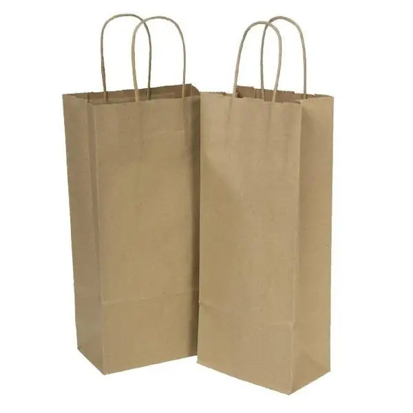 Kraft Paper Shopping Bags - Mac Paper Supply