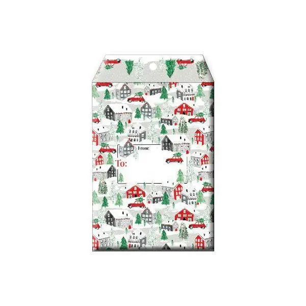 Mailing Envelope - Christmas Town - Large - Mac Paper Supply