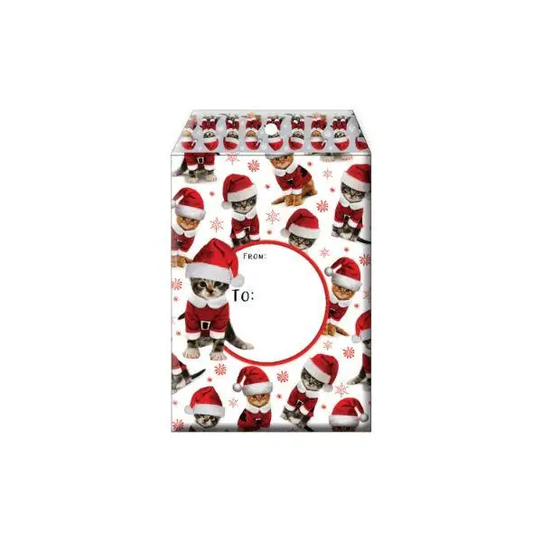 Mailing Envelope - Kitty Christmas - Mac Paper Supply