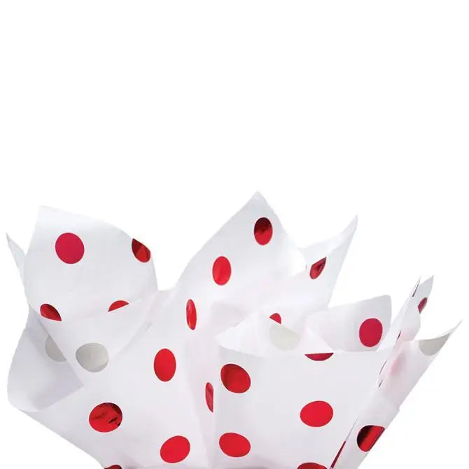 Metallic Foil Hot Spot Tissue Paper - Mac Paper Supply